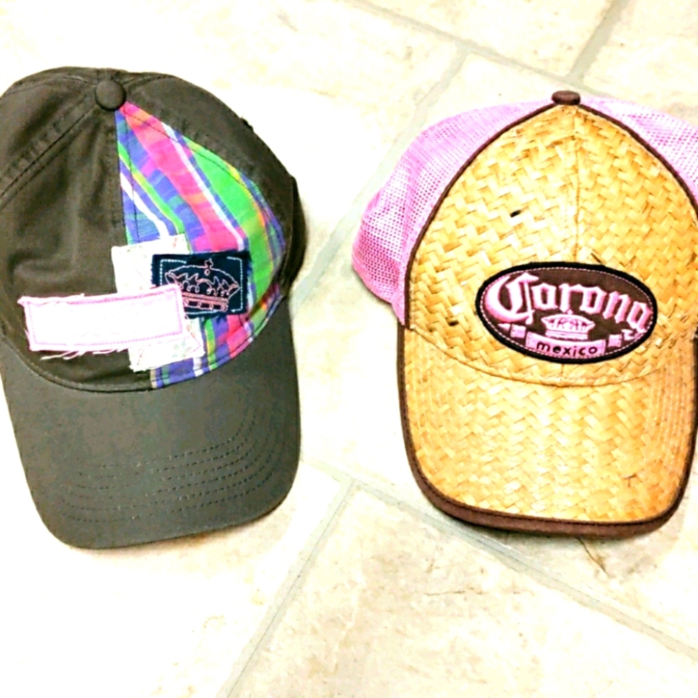 Two Corona Ball Cap bundle